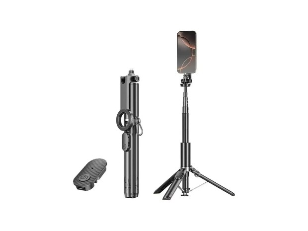 &uu TRIPODE CELULAR Y GOPRO + BT 1,8MTS WEP-P27-MF